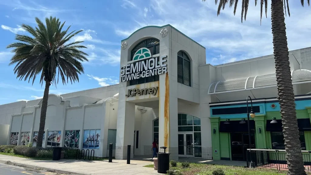 Seminole Towne Center: a bustling shopping mall with a variety of stores, restaurants, and entertainment options.