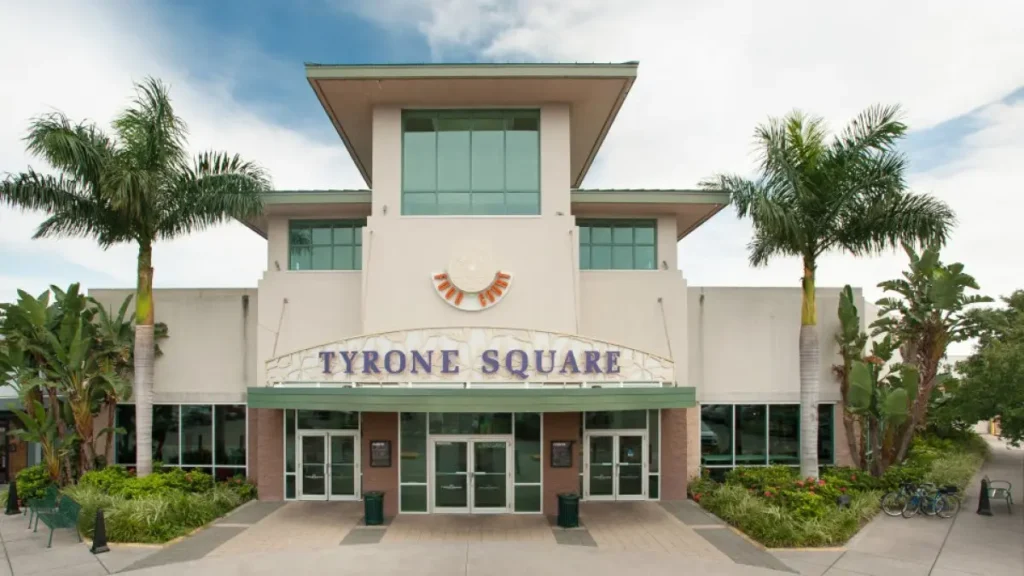 Aerial view of Tyrone Square in Orlando, Florida.