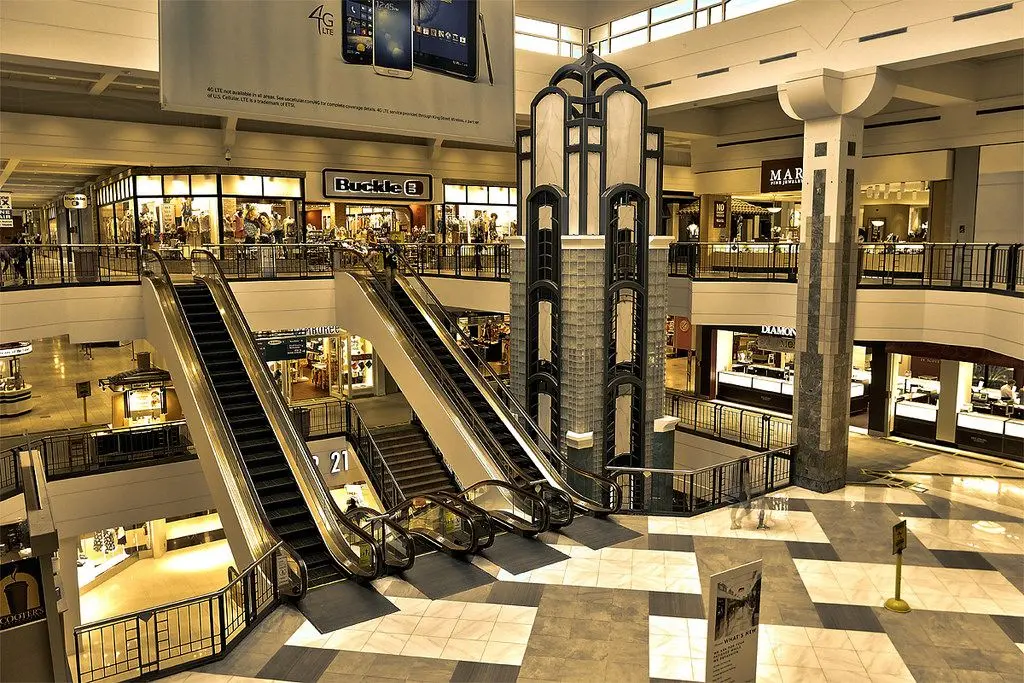 Westroads Mall, a popular destination for shopping and dining in the area.