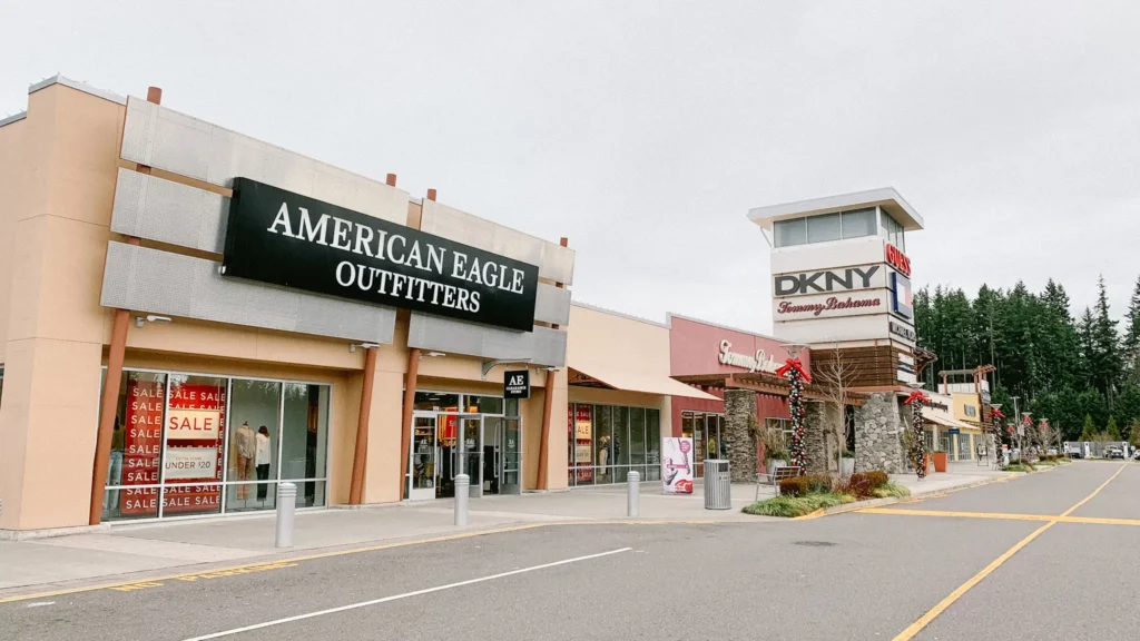 Oregon at Seattle Premium Outlets Mall.