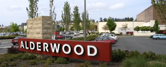 Alderwood Mall: A bustling shopping center with a wide variety of stores, restaurants, and entertainment options.