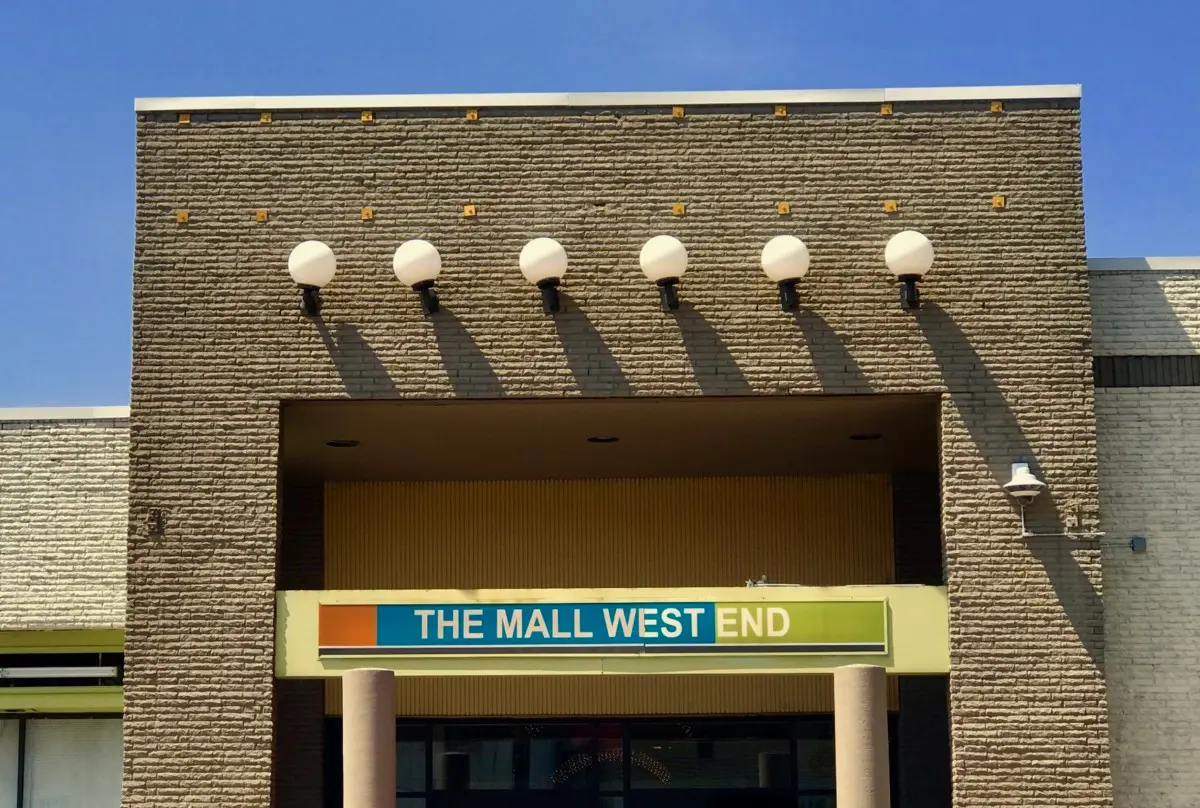 The Mall West End, a modern shopping center with multiple stores