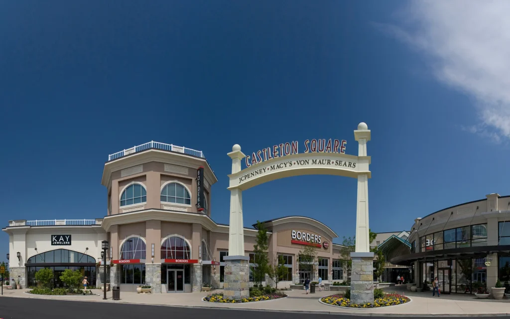 A bustling shopping center, Castleton Square Mall offers a wide variety of stores