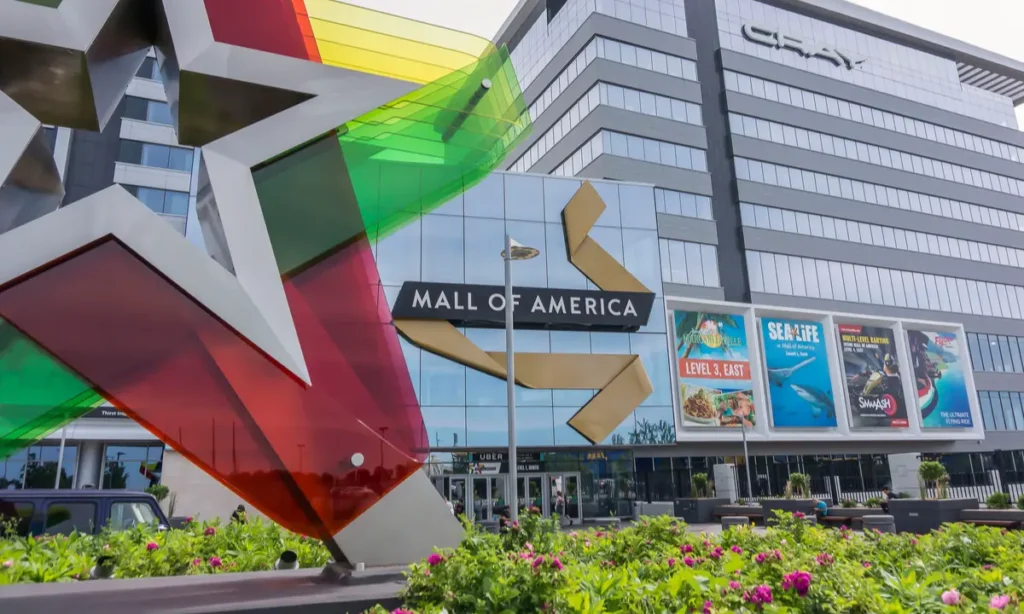 A large shopping complex in Bloomington, Minnesota.