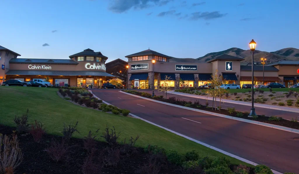 a large shopping center in Utah.